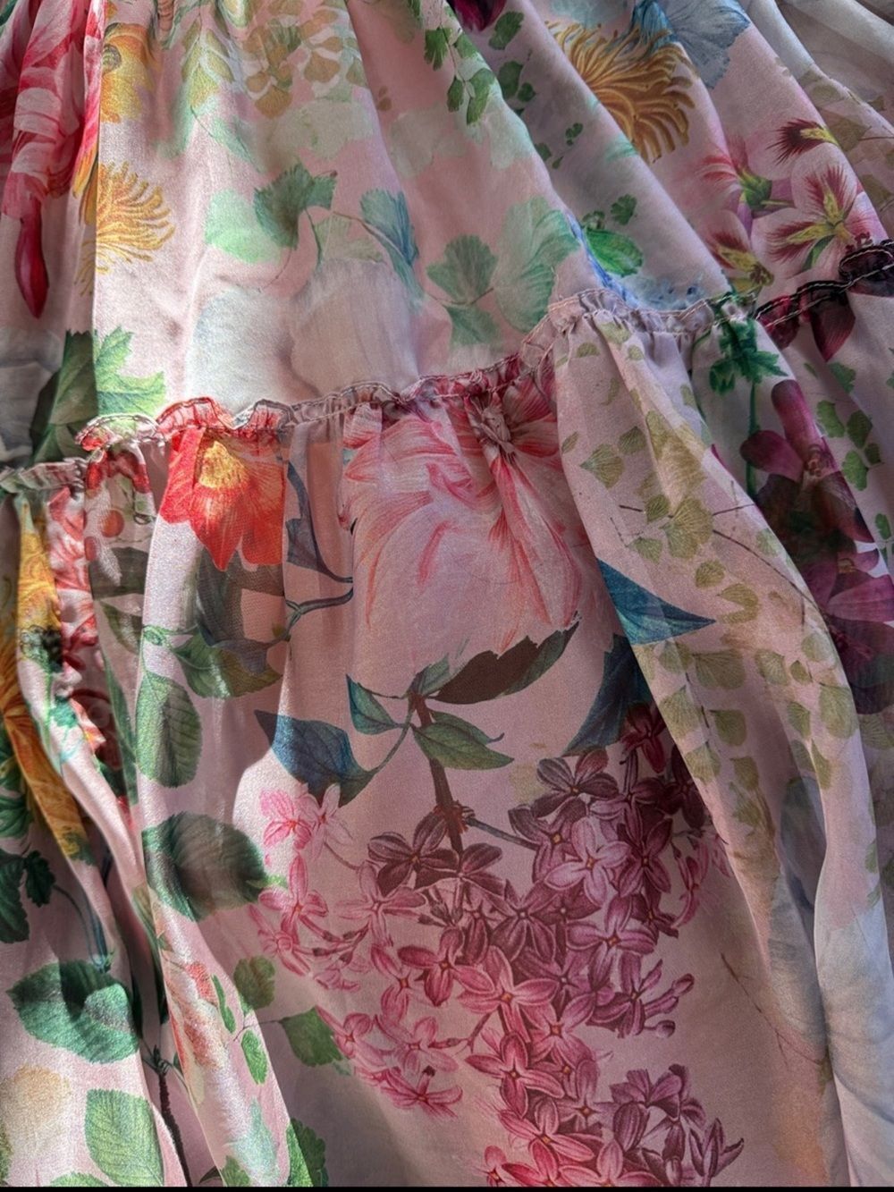 New Anthropologie x BHLDN Marcella Flower Dress Size 4 - Picture 9 of 11